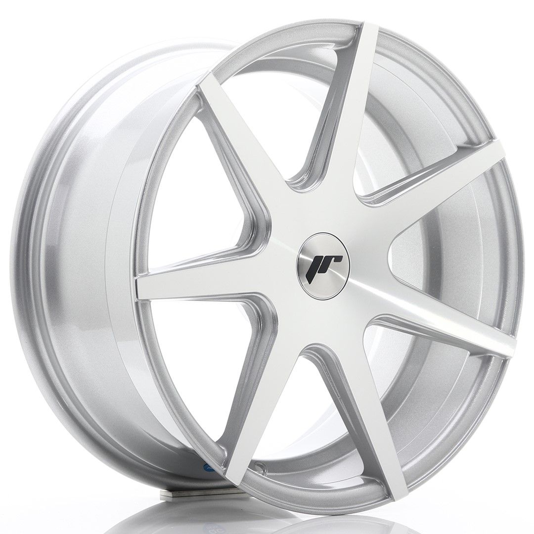 JR20 18x8.5 ET25-40 Aangepaste PCD Zilveren Bewerkte Voorkant