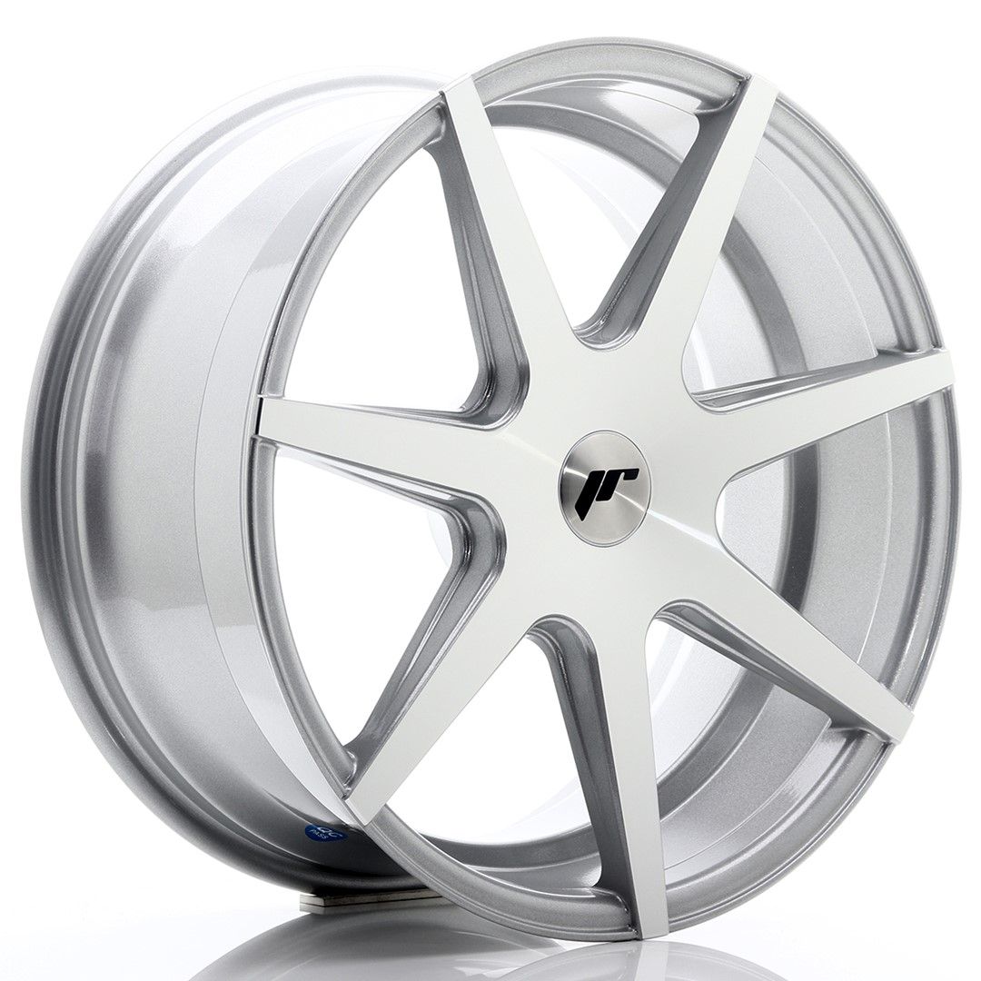JR20 19x8.5 ET20-40 Aangepaste PCD Zilveren Machinaal Bewerkte Voorkant