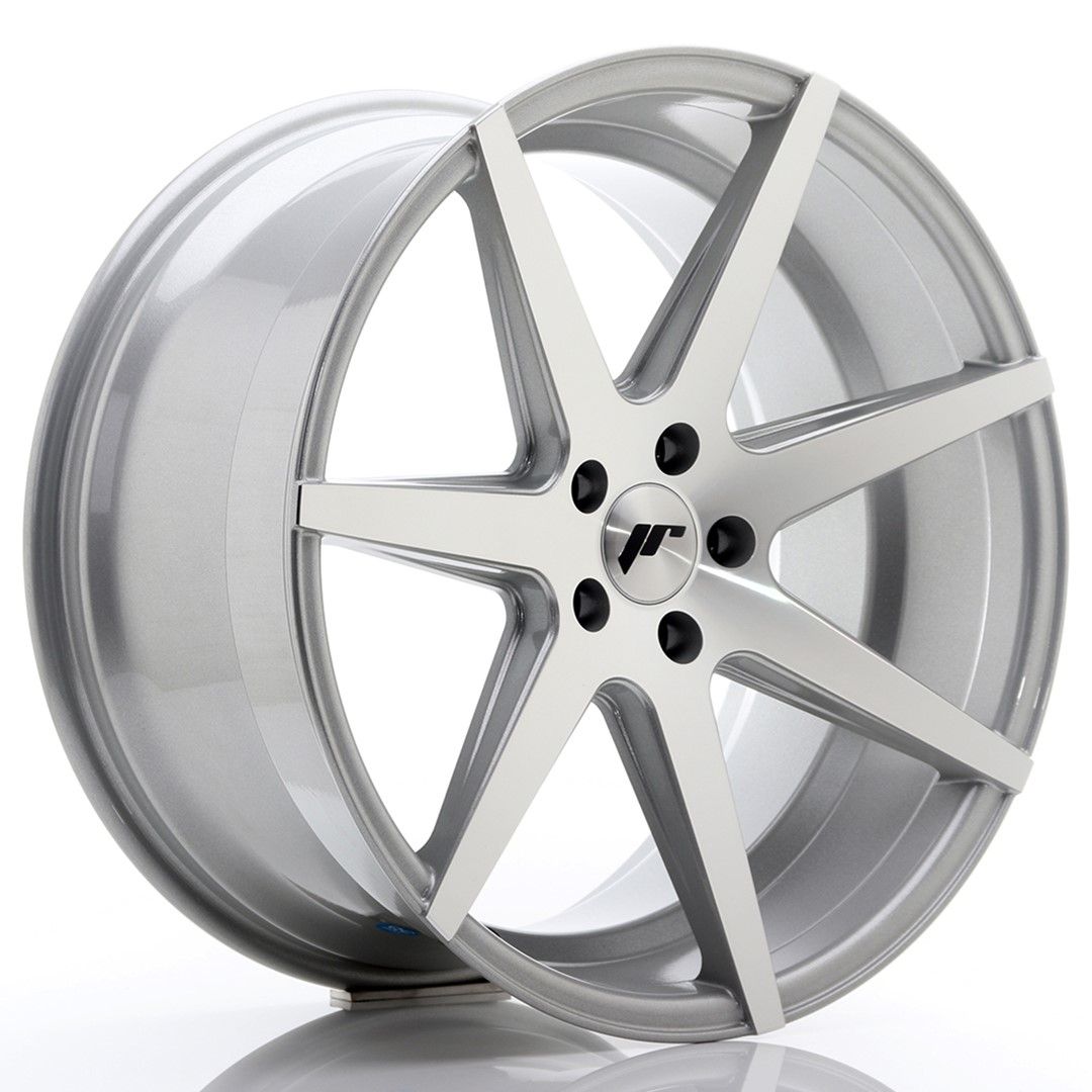 JR20 20x10 ET40 5x112 Face usinée argentée