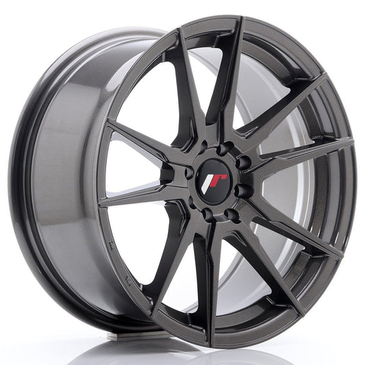 JR21 17x8 ET35 5x100, 5x114.3 hyper gray