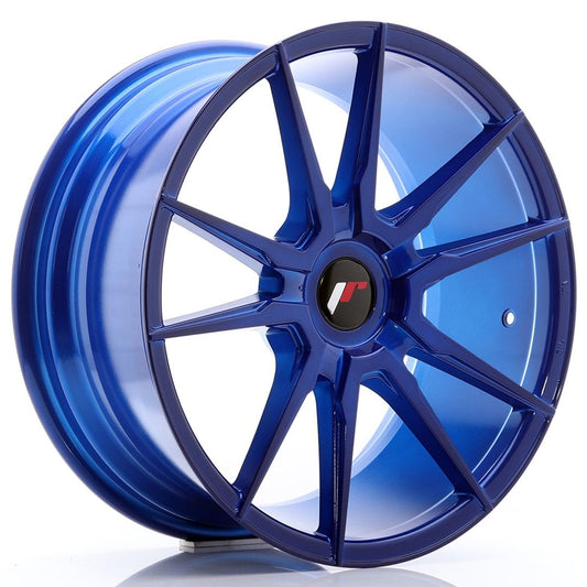 JR21 18x8.5 ET20-40 Custom PCD Platinum Blue