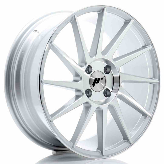 JR22 18x7.5 ET35 4x108 Silver Machined Face