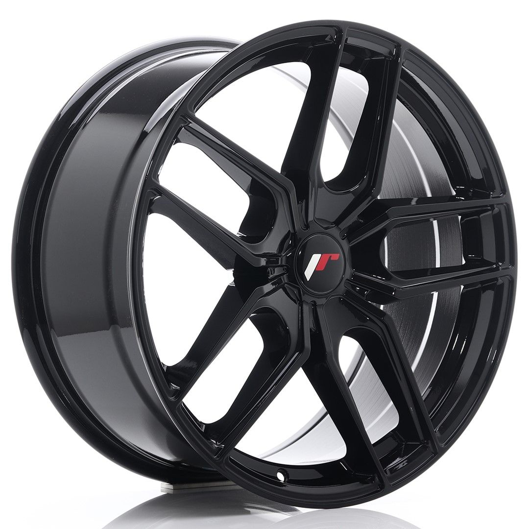 JR25 19x8.5 ET20-40 Custom PCD Glanzend Zwart