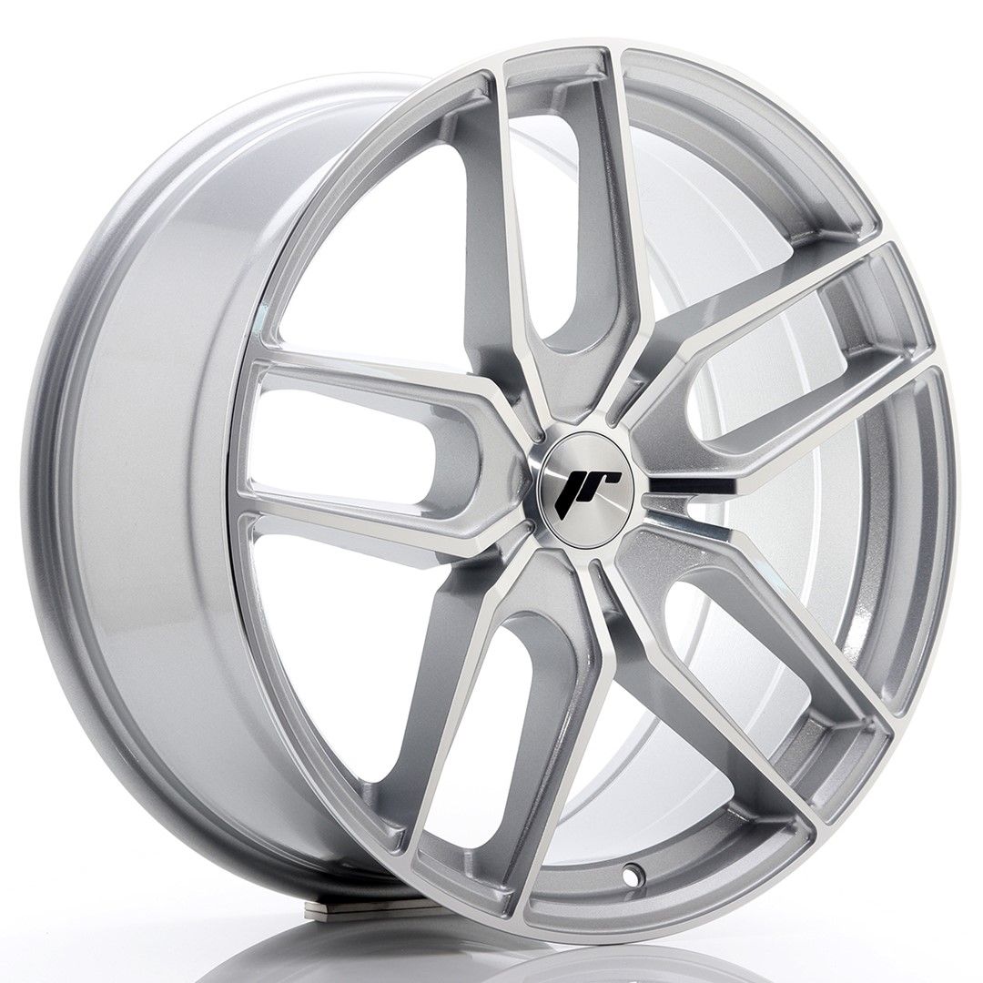 JR25 19x8.5 ET20-40 Aangepaste PCD Zilveren Machinaal Bewerkte Voorkant