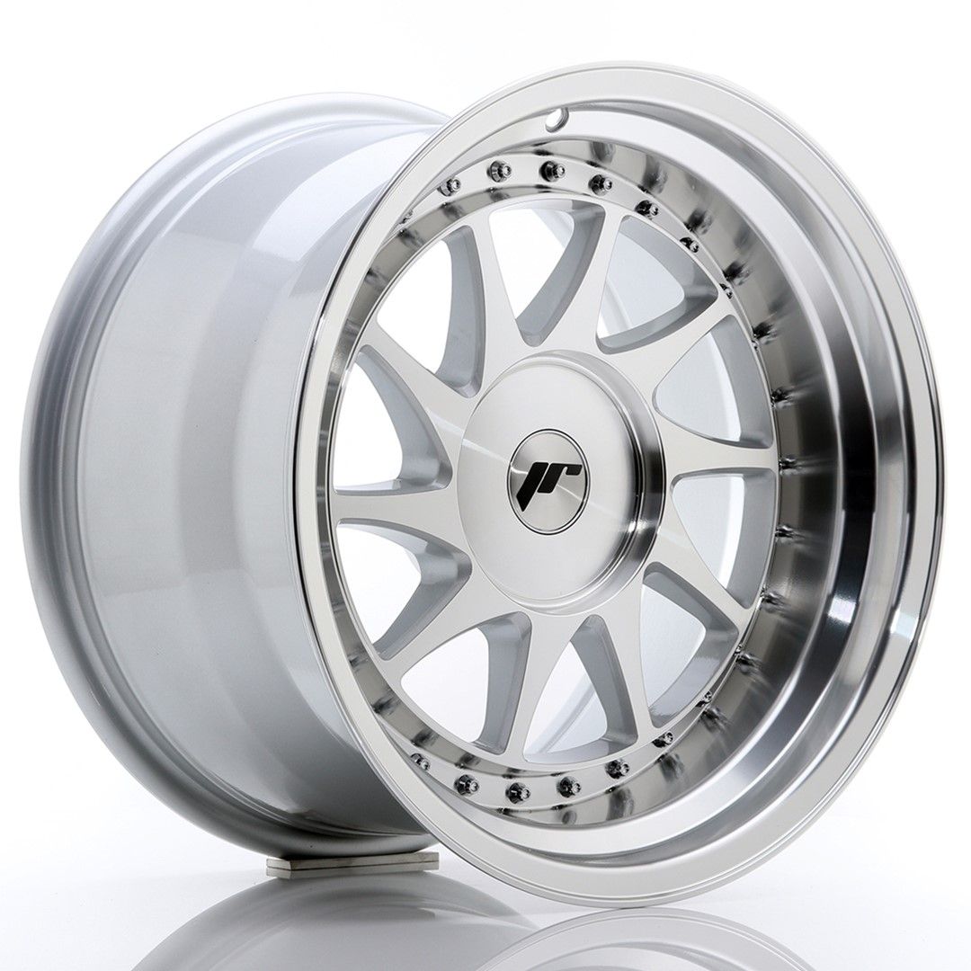 JR26 17x10 ET0,-25 Aangepaste PCD Zilveren Machinaal Bewerkte Voorkant