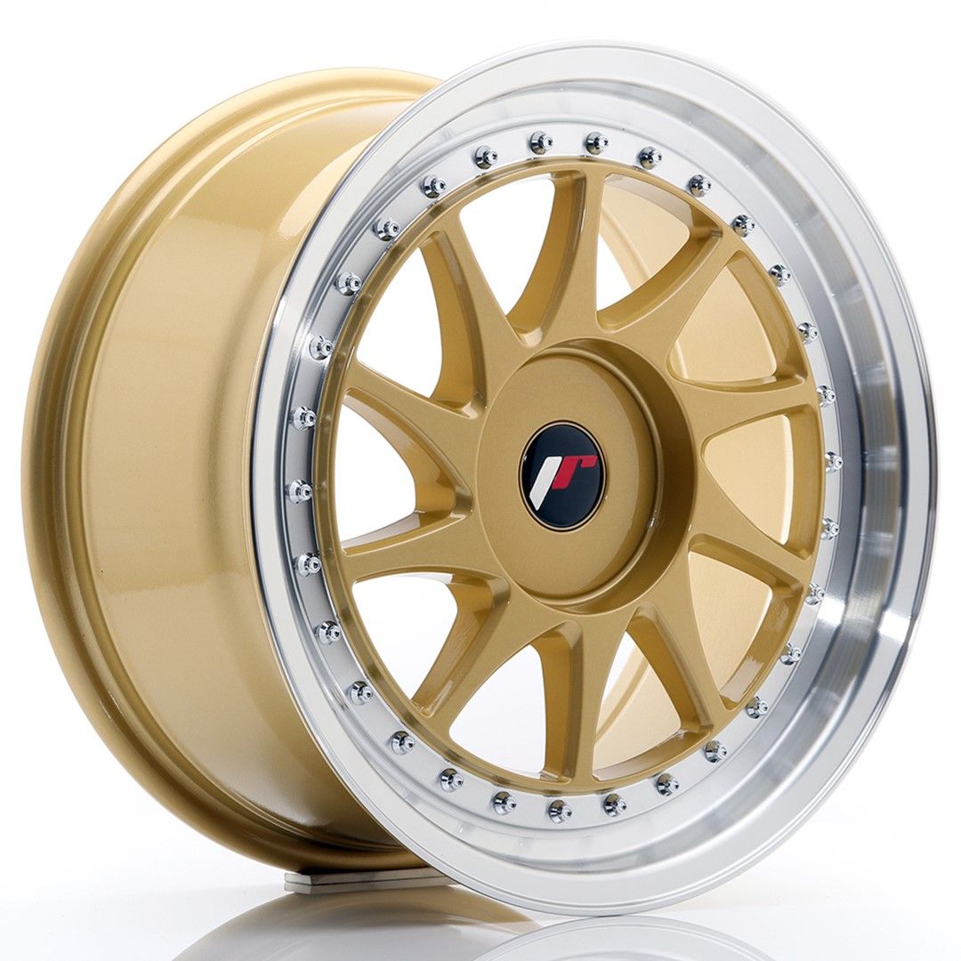 JR26 17x8 ET35 Lèvre usinée en or PCD personnalisée