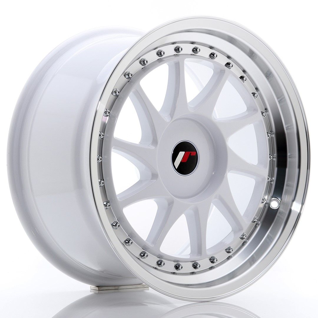 JR26 17x9 ET20-35 Aangepaste PCD witte bewerkte lip