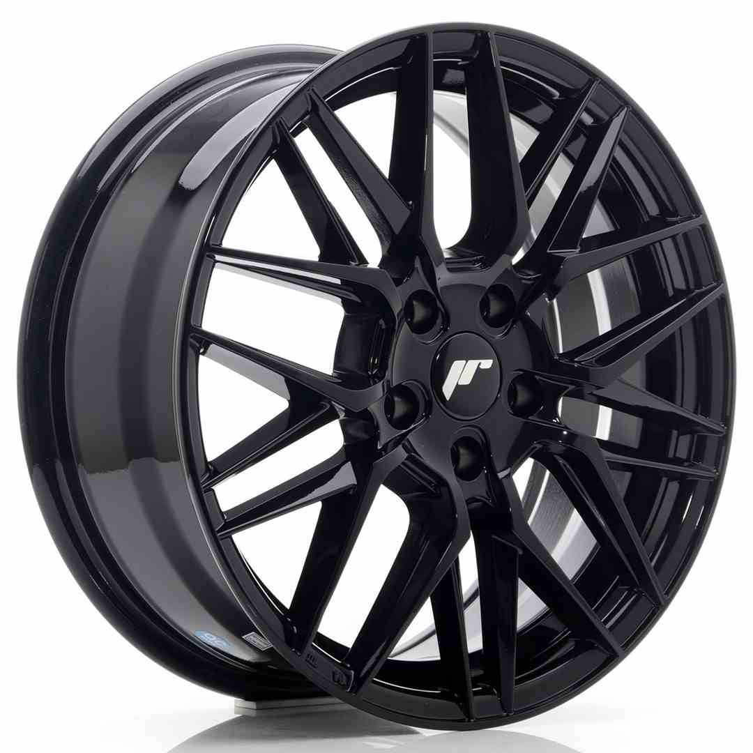 JR28 17x7 ET25 4x108 Gloss Black