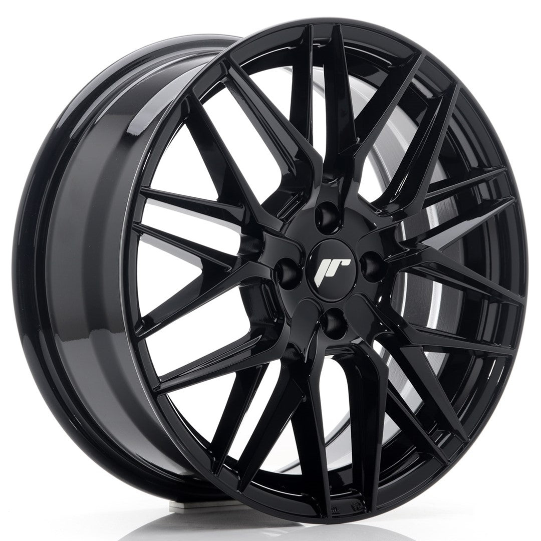JR28 17x7 ET40 4x100 Noir Brillant