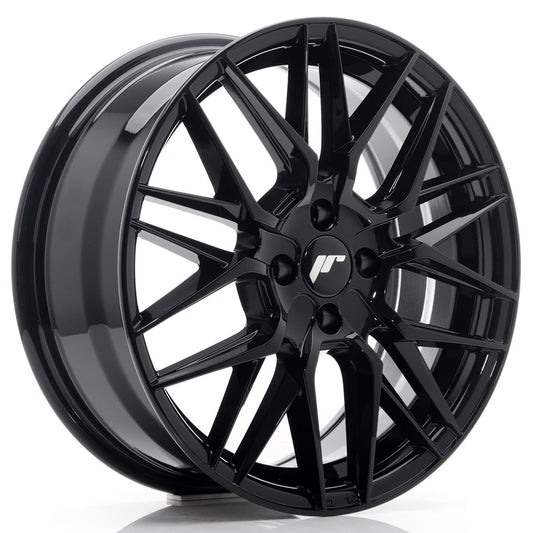 JR28 17x7 ET40 4x100 Noir Brillant