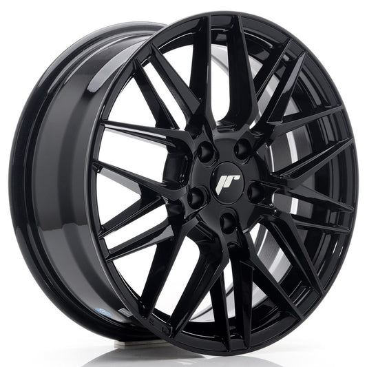 JR28 17x7 ET40 5x114.3 Noir brillant