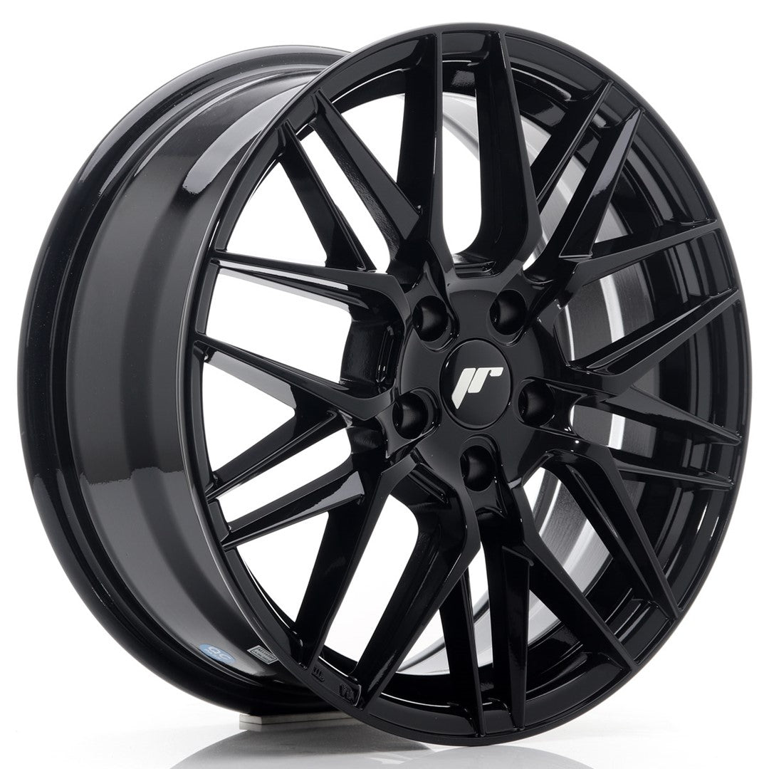 JR28 17x7 ET40 5x112 Noir brillant