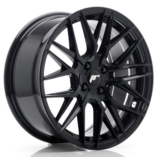 JR28 17x8 ET40 4x100 Noir brillant