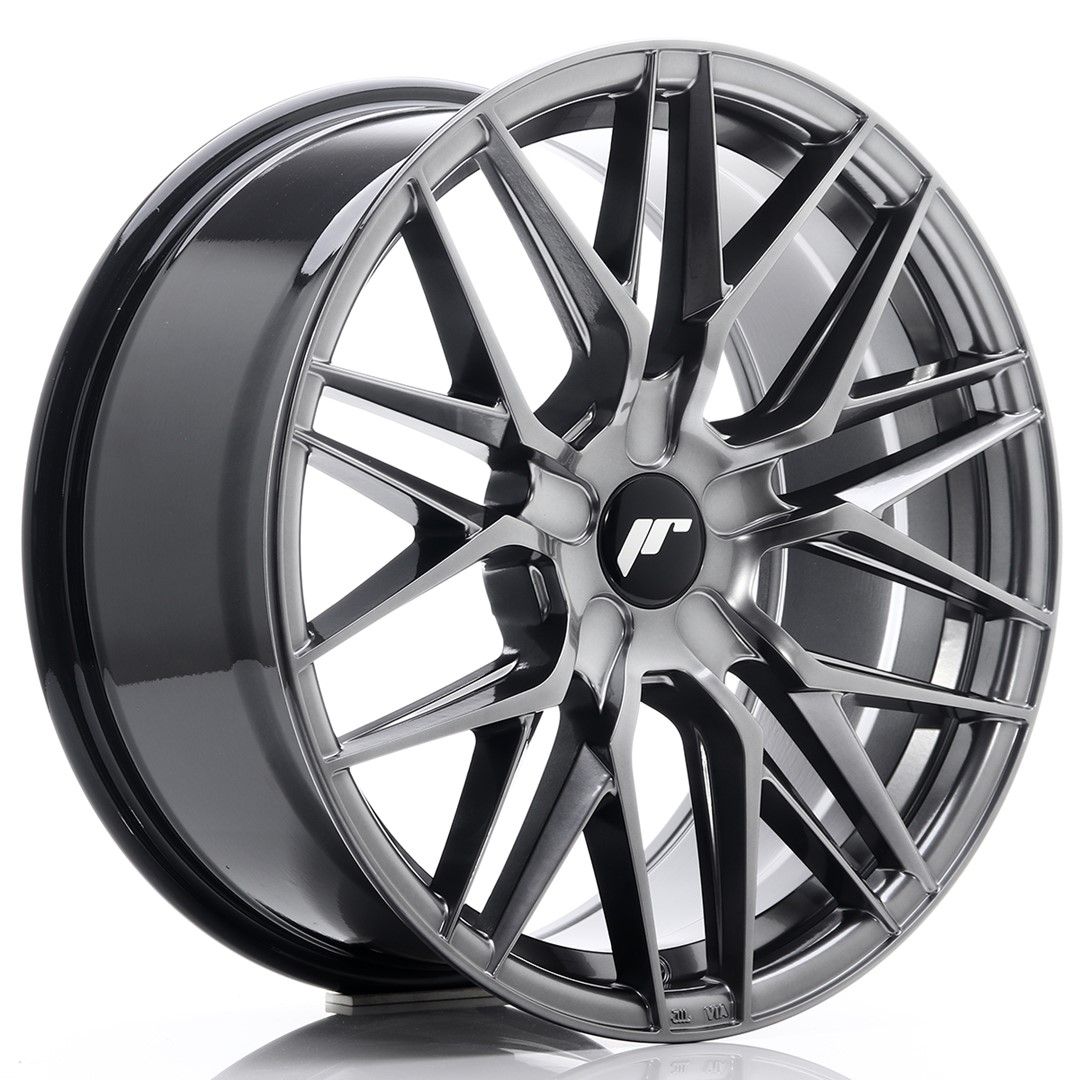 JR28 18x8.5 ET20-40 Custom PCD Hyper Black