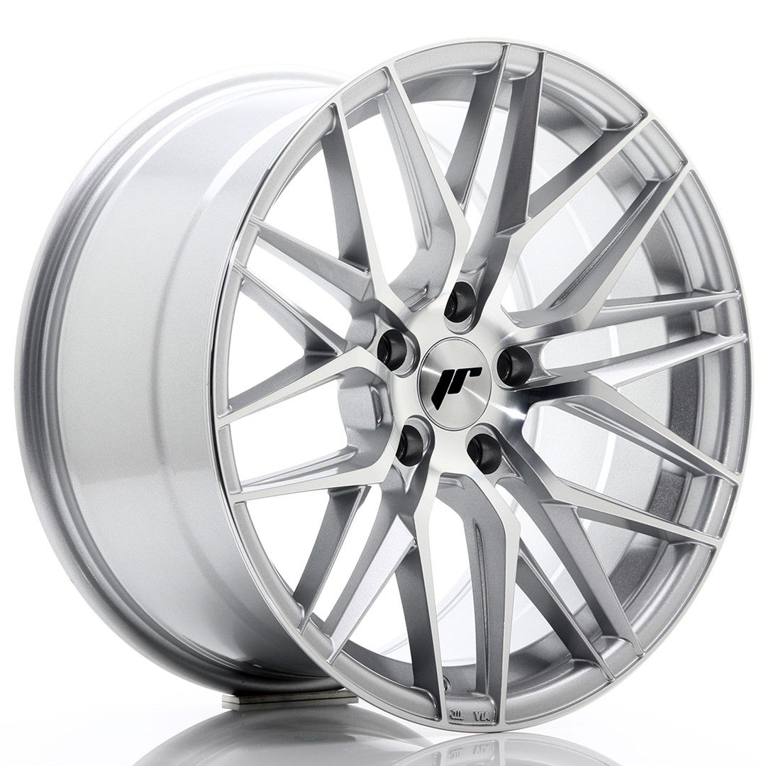 JR28 18x9,5 ET35 5x120 Face usinée argentée