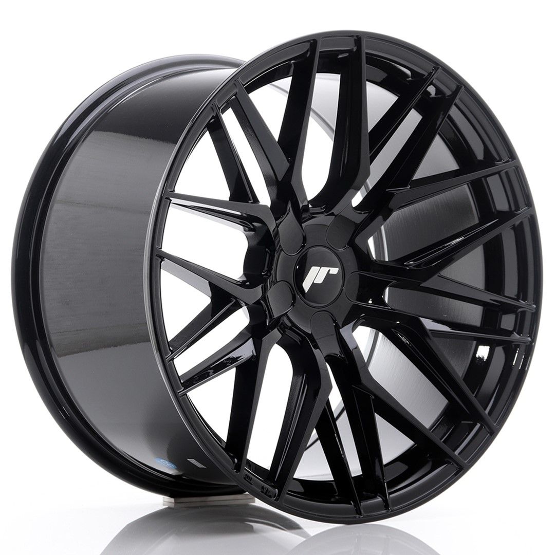 JR28 19x10.5 ET20-40 Custom PCD Glanzend Zwart