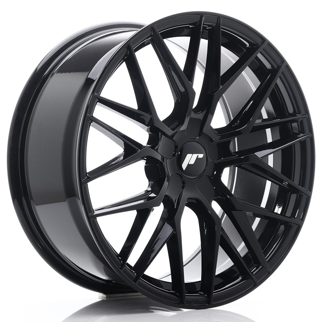 JR28 19x8.5 ET35-40 Custom PCD Glanzend Zwart