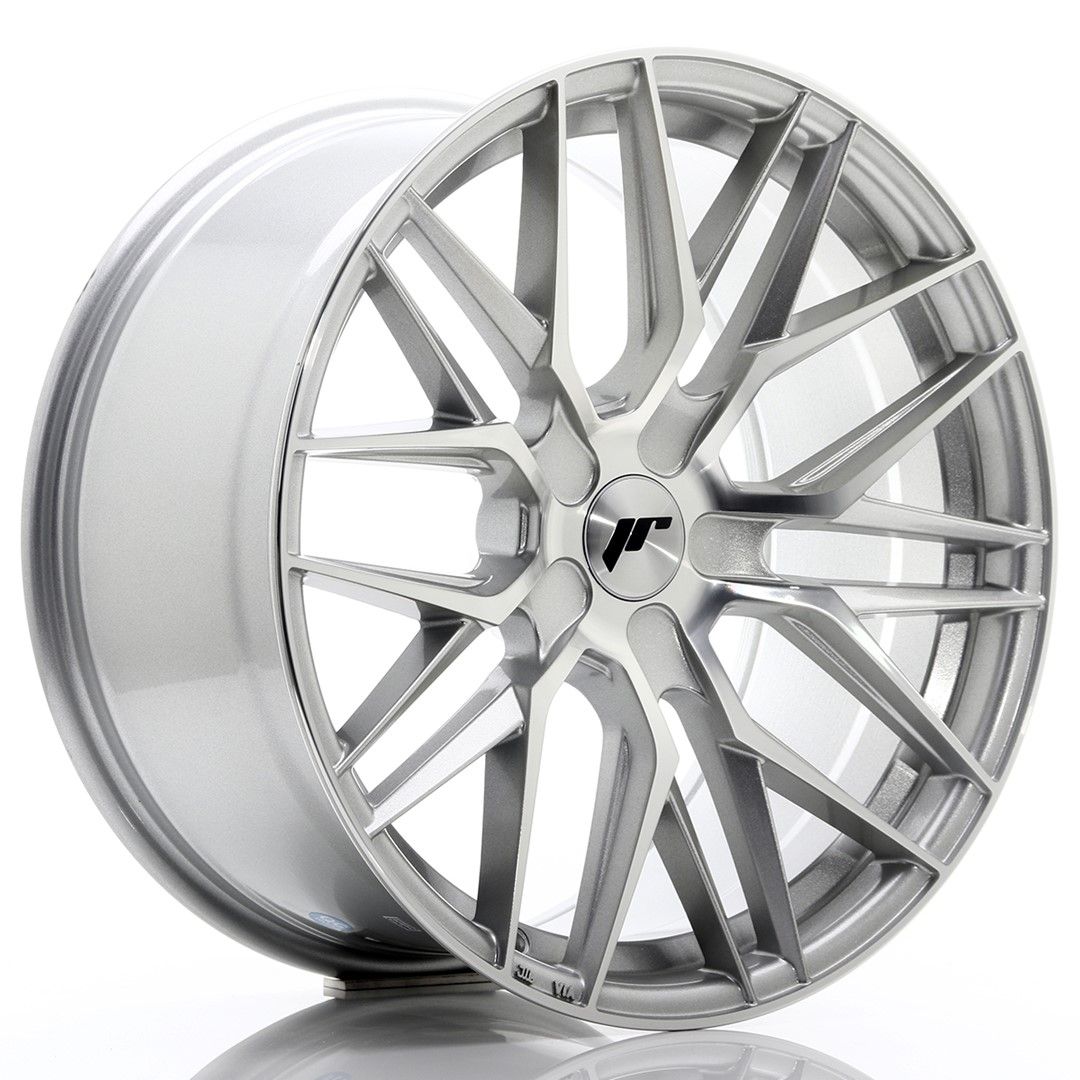 JR28 19x9,5 ET20-40 PCD personnalisé Face usinée argent