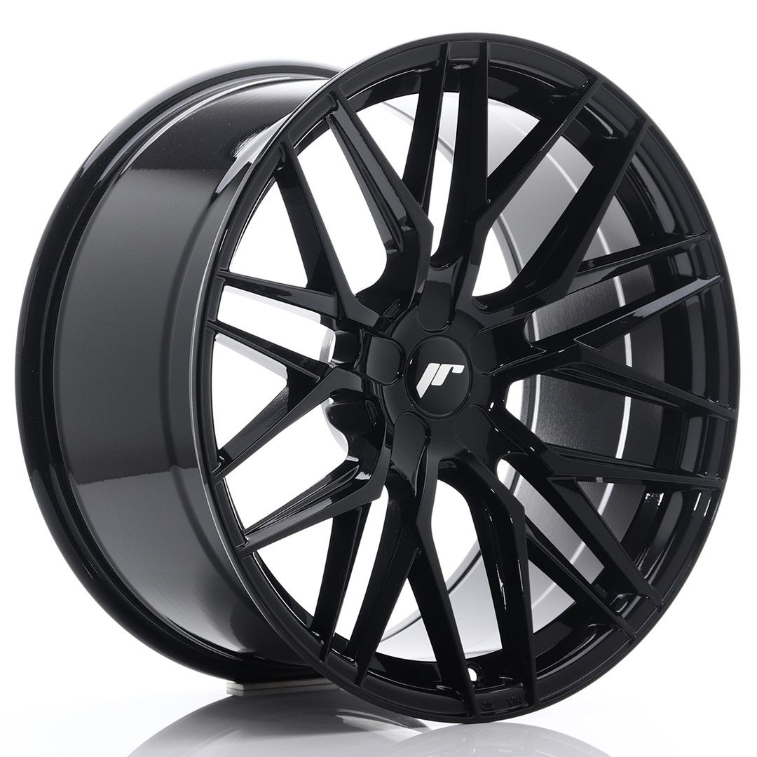 JR28 20x10 ET20-40 PCD personnalisé noir brillant