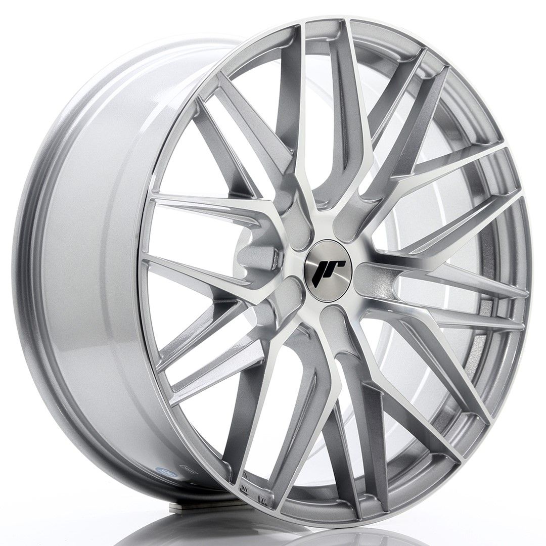JR28 20x8.5 ET20-40 PCD personnalisé Face usinée argent