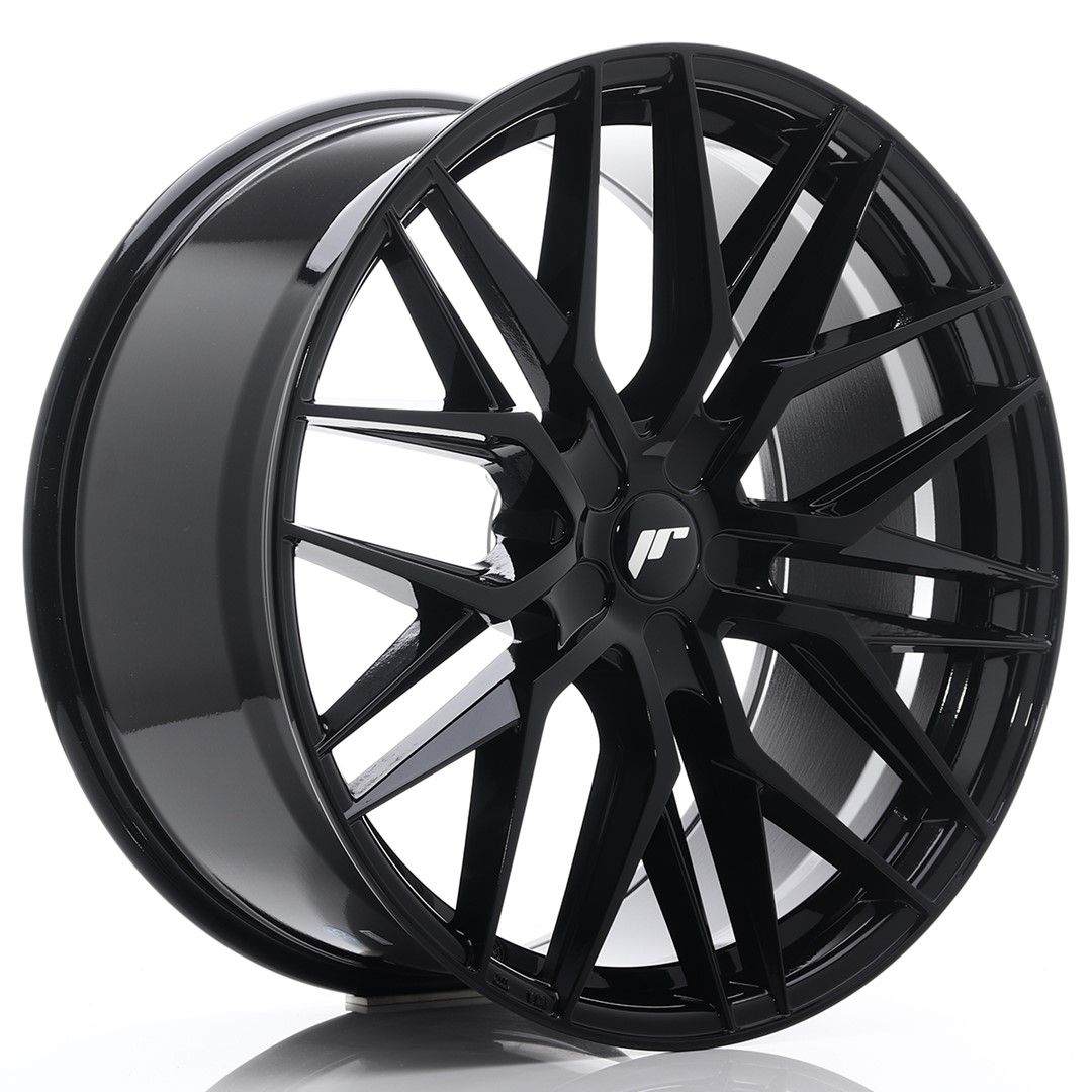 JR28 22x10.5 ET15-50 Custom PCD Glanzend Zwart