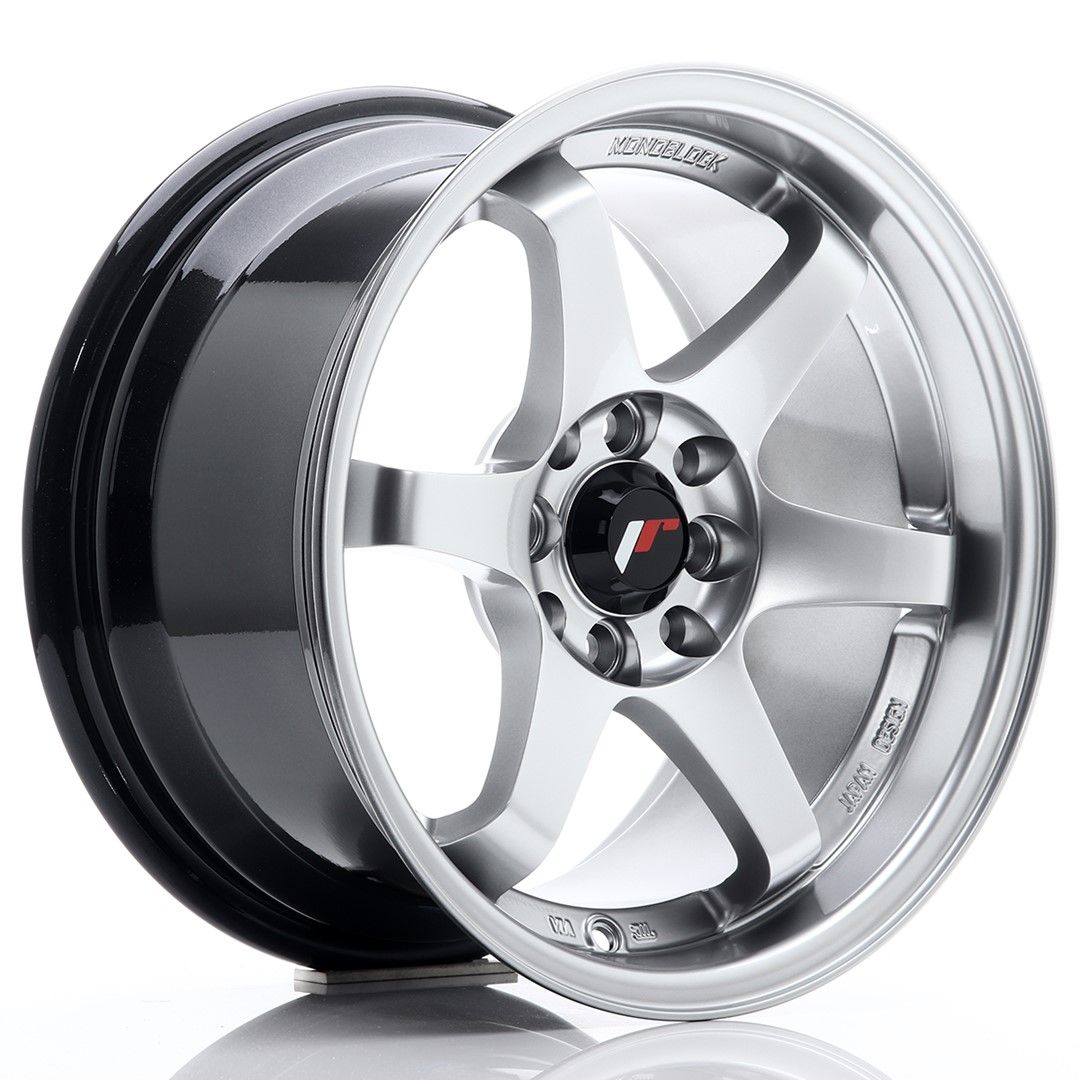 JR3 15x8 ET25 4x100, 4x108 hyper argent