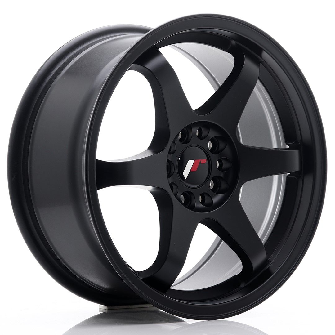 JR3 17x8 ET35 4x100, 4x114.3 mat zwart