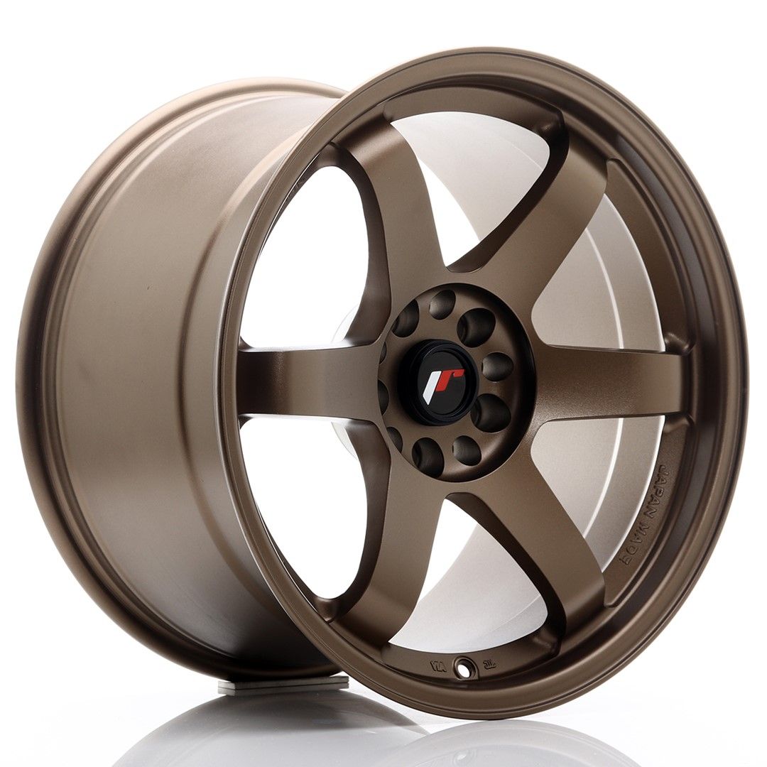 JR3 18x10,5 ET15 5x114,3, 5x120 bronze anodisé foncé