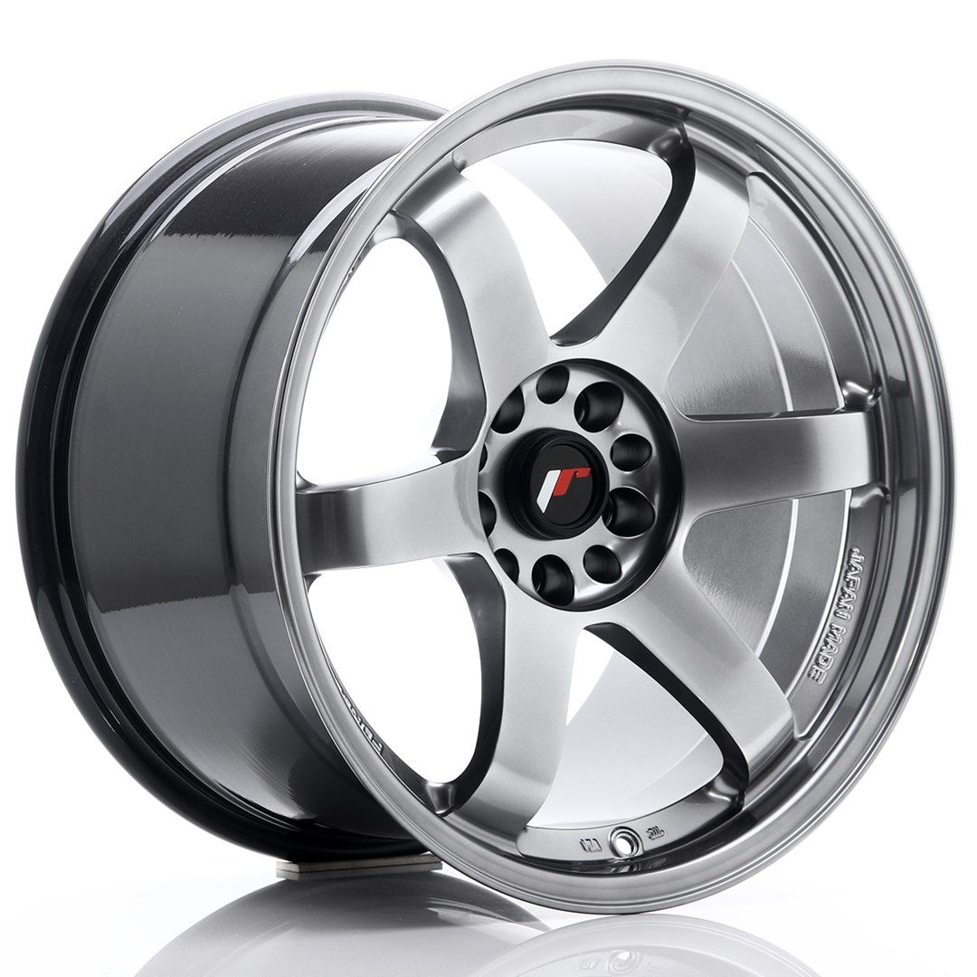 JR3 18x10.5 ET15 5x114.3, 5x120 hyper noir