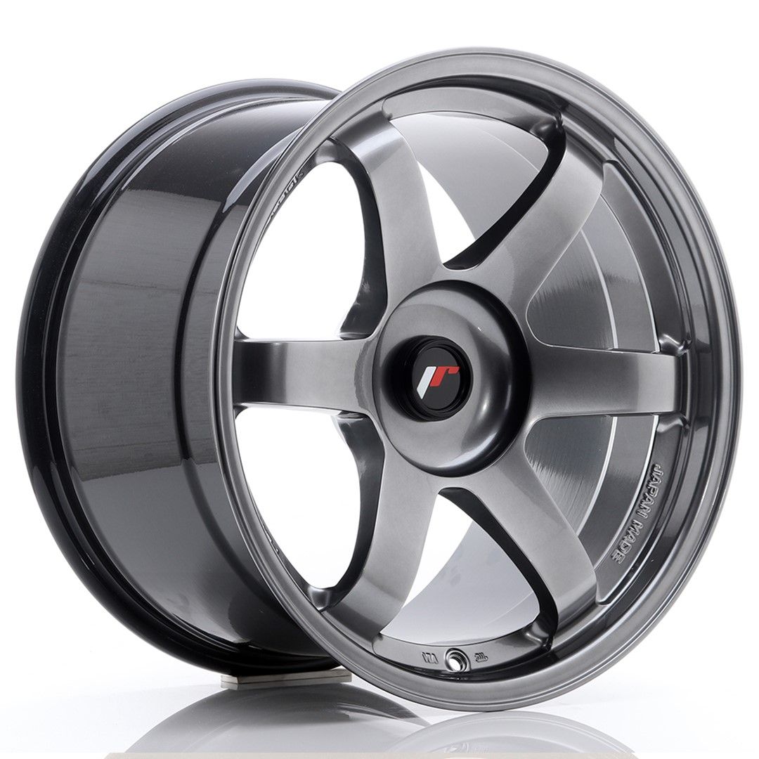 JR3 18x10.5 ET25-30 PCD personnalisé Hyper noir