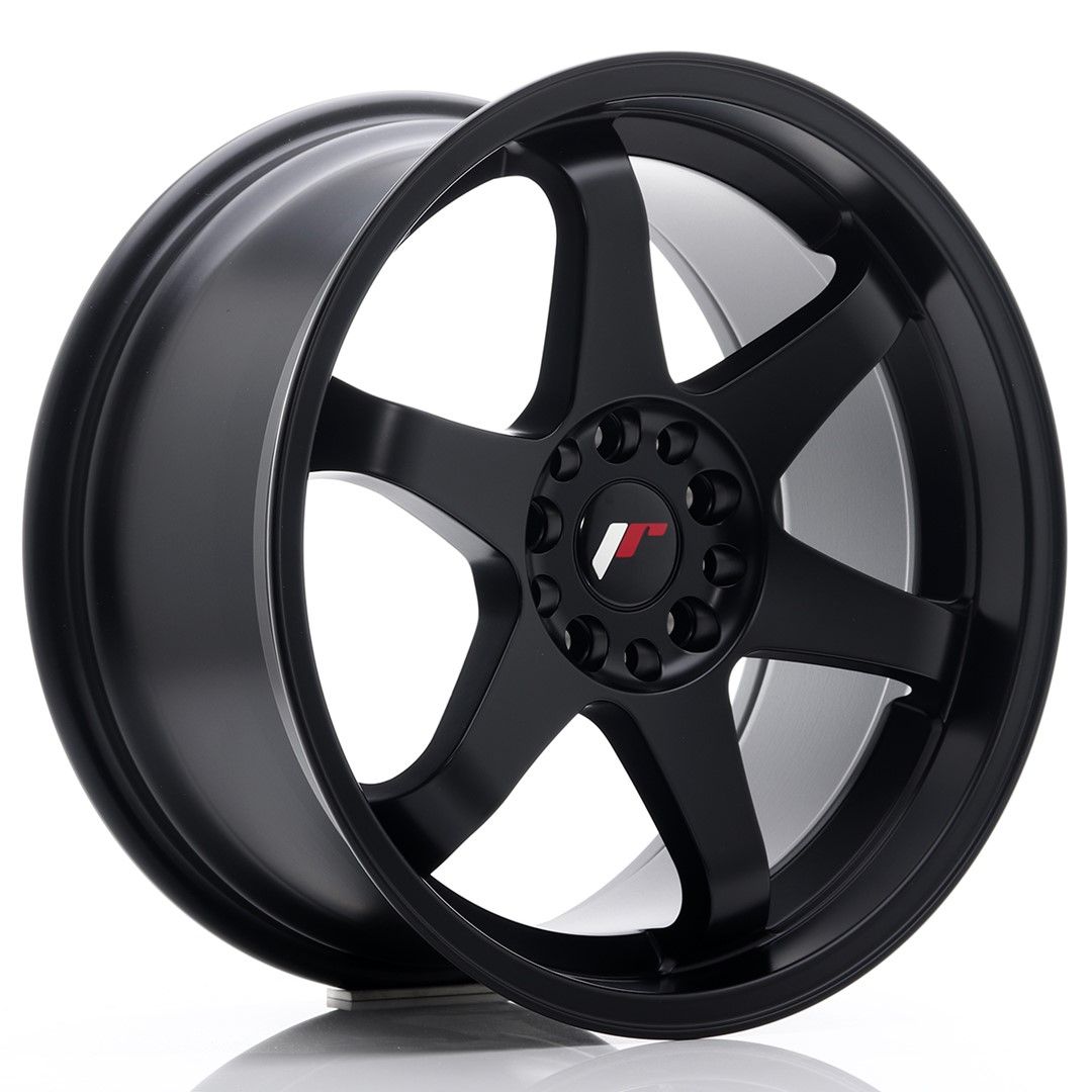 JR3 18x9 ET40 5x112, 5x114.3 mat zwart