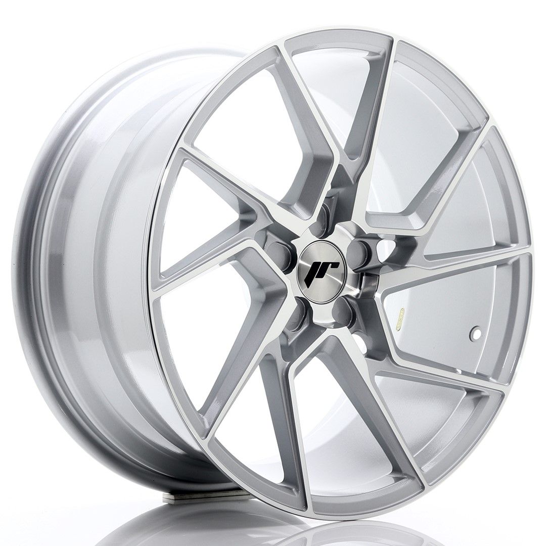 JR33 19x9.5 ET20-45 Custom PCD Silver Machined Face