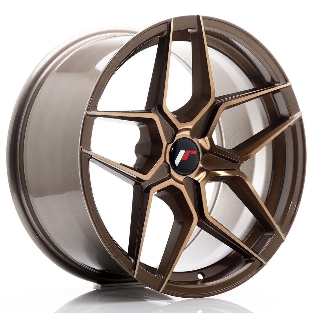 JR34 18x9 ET20-42 Aangepaste PCD Platina Brons