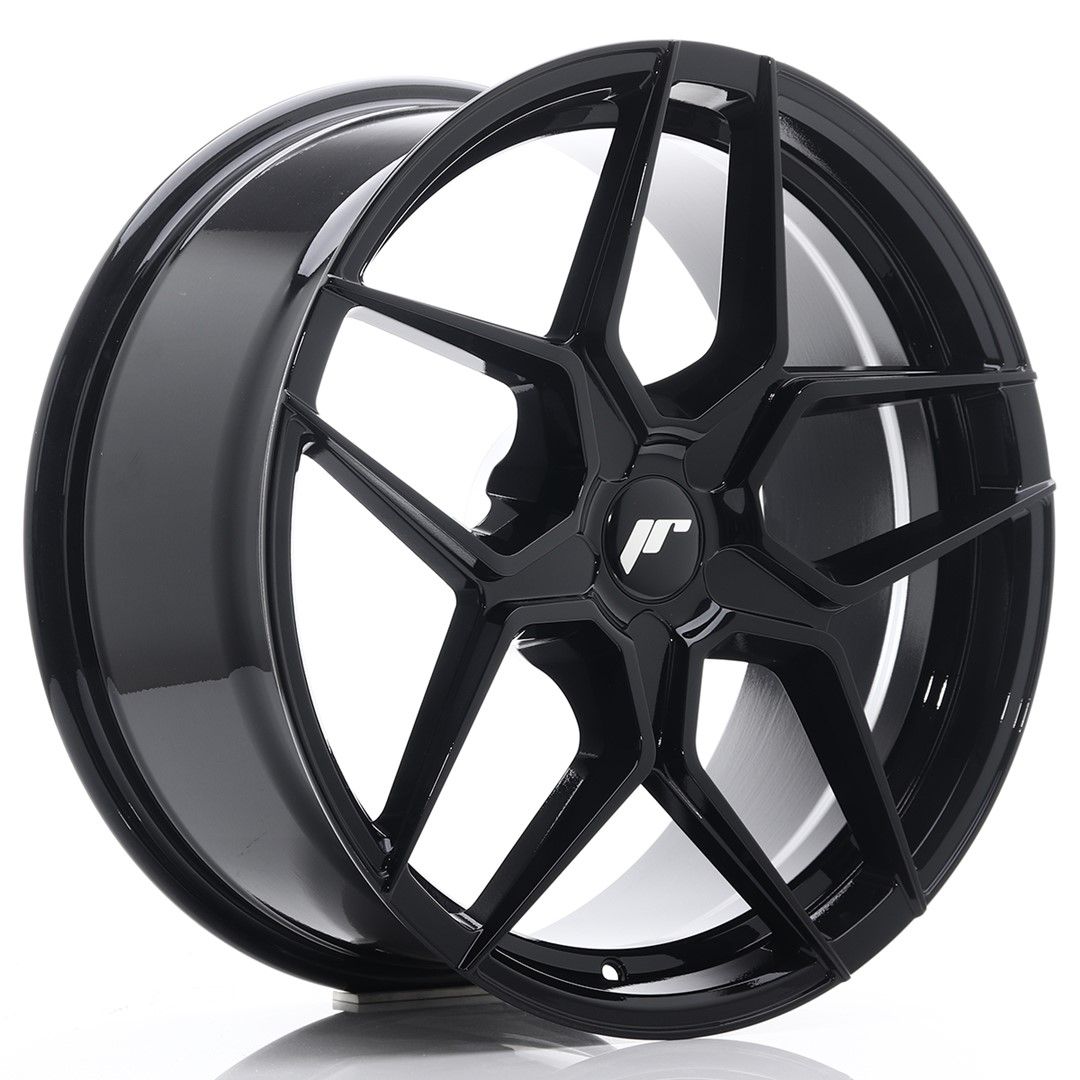 JR34 19x8.5 ET20-40 PCD personnalisé noir brillant