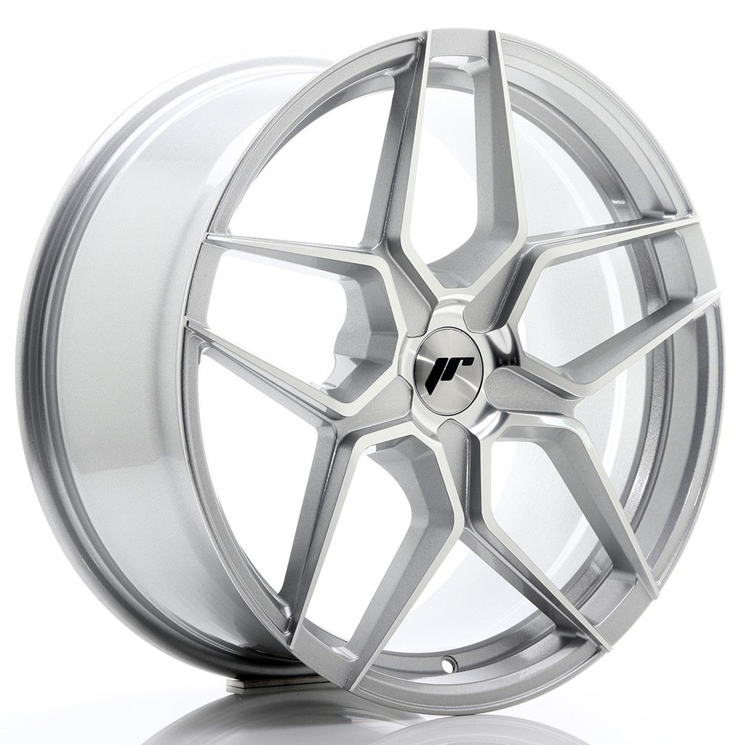 JR34 19x8.5 ET20-40 PCD personnalisé Face usinée argent