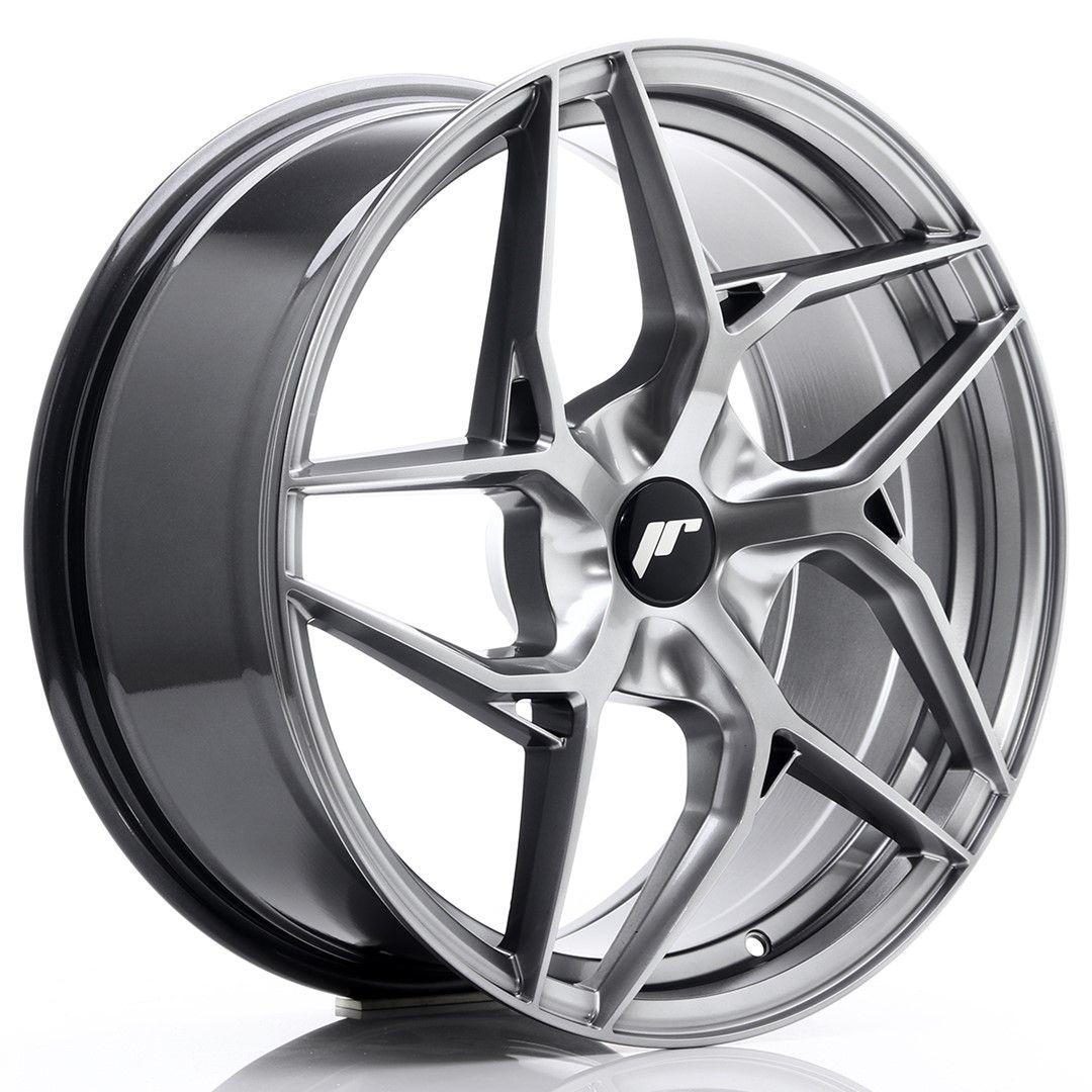JR35 19x8.5 ET20-45 PCD personnalisé Hyper noir