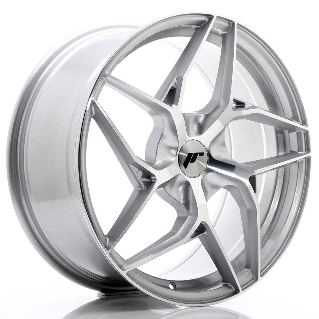 JR35 19x8.5 ET20-45 PCD personnalisé Face usinée argent