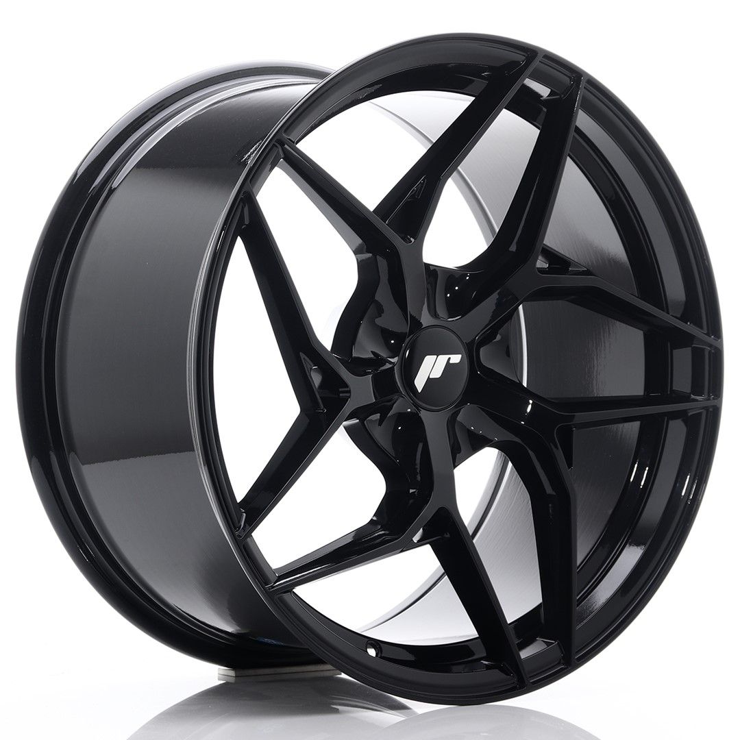 JR35 19x9,5 ET20-45 PCD personnalisé noir brillant