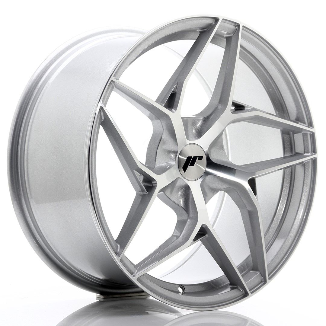 JR35 19x9,5 ET20-45 PCD personnalisé Face usinée argent