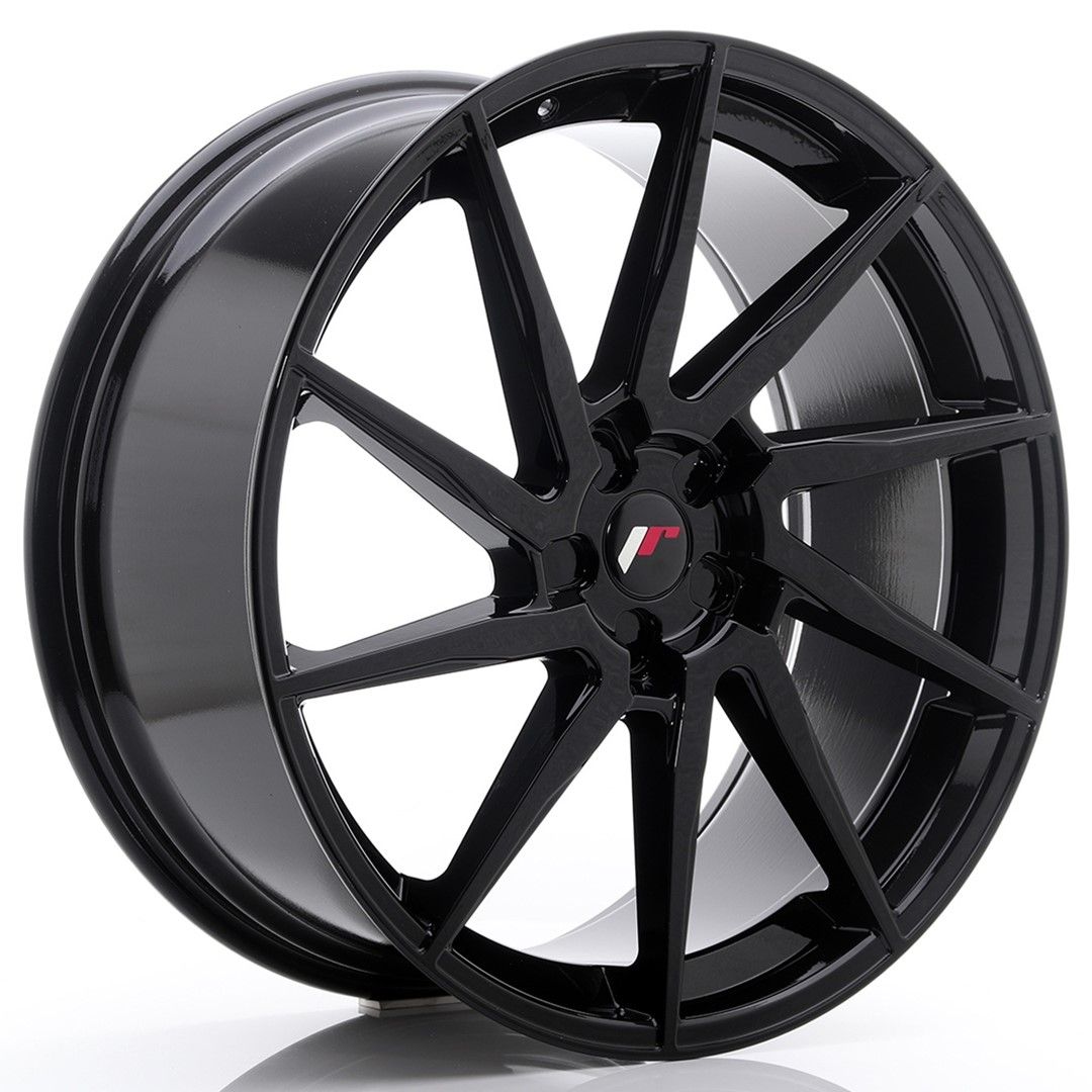 JR36 23x10 ET30-55 PCD personnalisé noir brillant