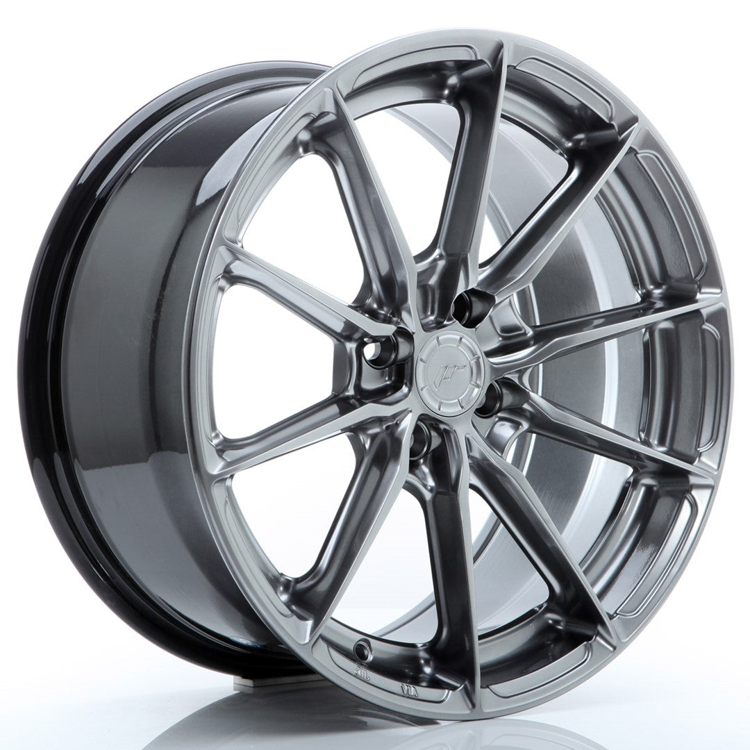 JR37 17x8 ET40 4x100 Hyper Black