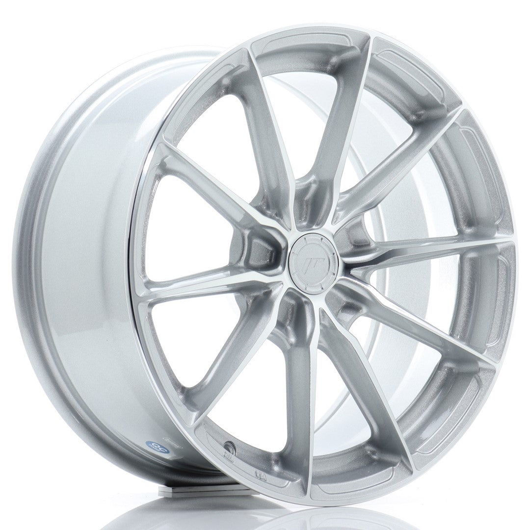 JR37 17x8 ET20-40 Custom PCD Silver Machined Face