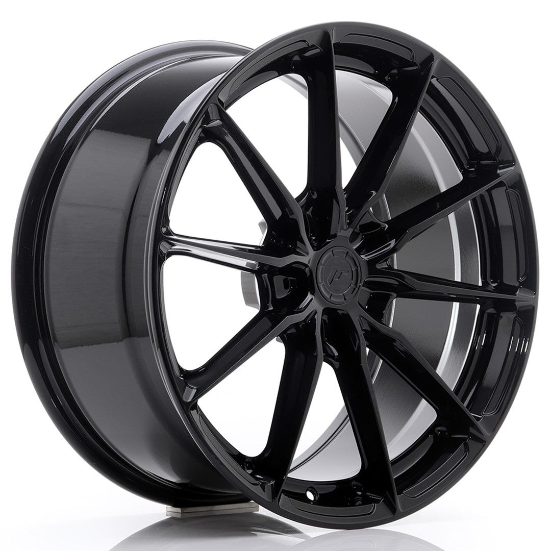 JR37 19x8.5 ET20-45 Custom PCD Glanzend Zwart