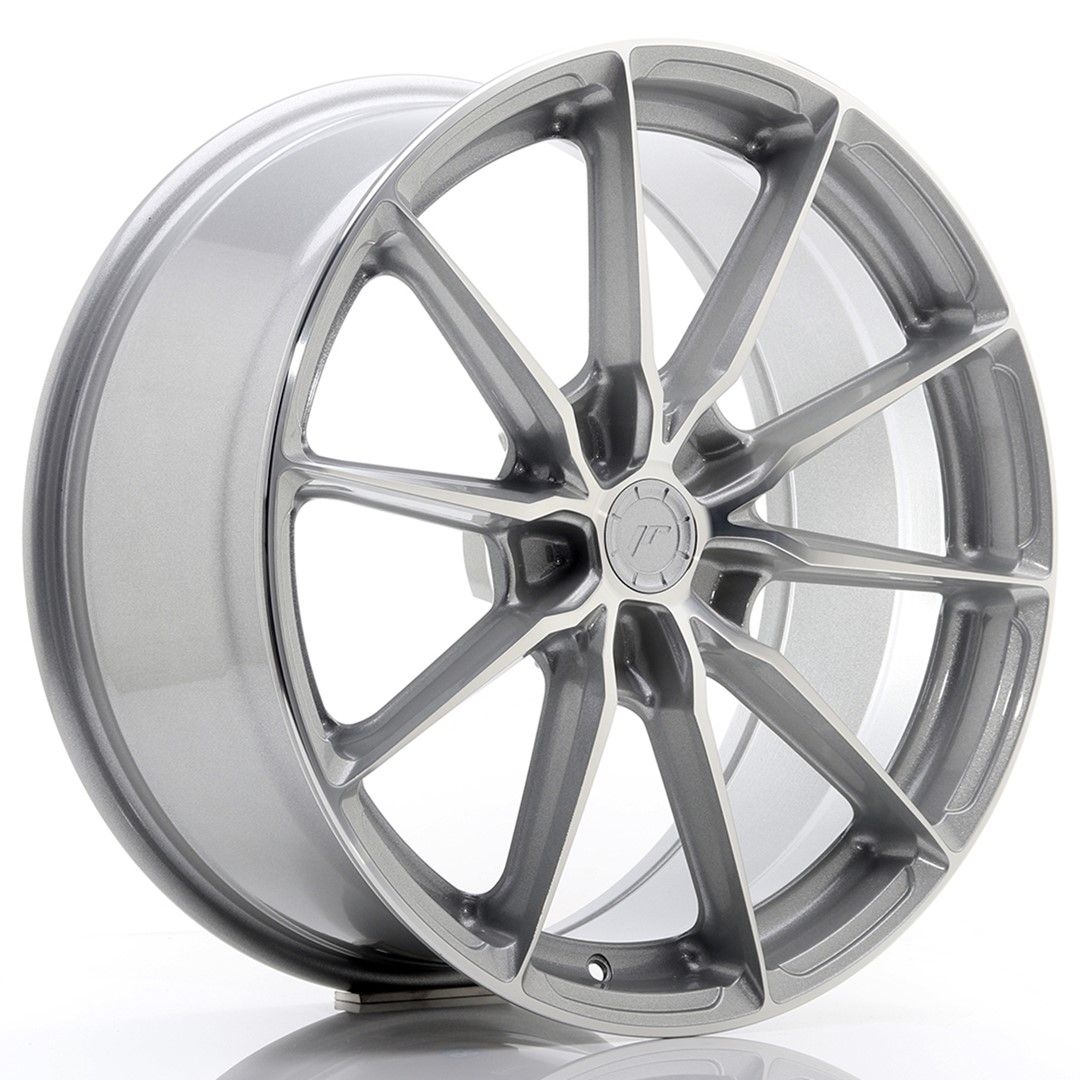 JR37 19x8.5 ET20-45 Aangepaste PCD Zilveren Machinaal Bewerkte Voorkant
