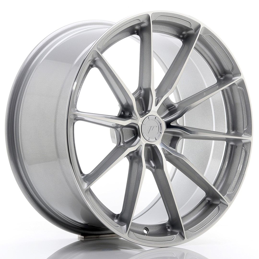JR37 19x9.5 ET20-45 Aangepaste PCD Zilveren Machinaal Bewerkte Voorkant
