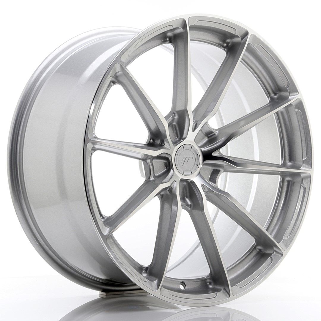 JR37 20x10 ET20-45 Custom PCD Silver Machined Face
