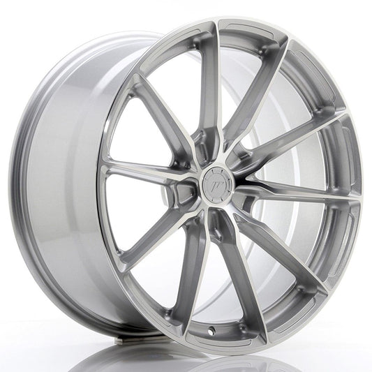 JR37 20x10 ET20-45 Custom PCD Silver Machined Face