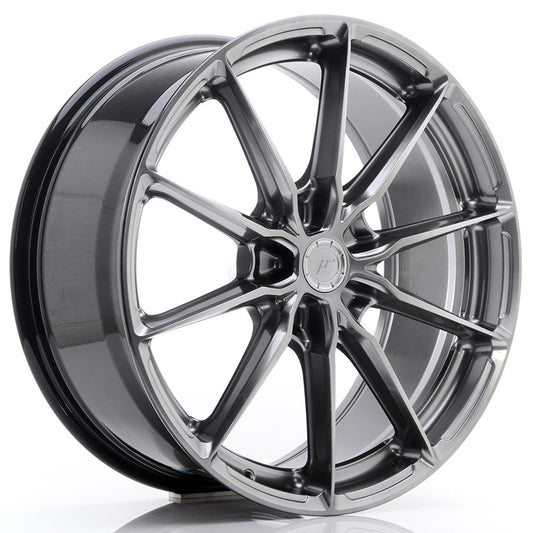 JR37 20x8.5 ET20-45 Custom PCD Hyper Black