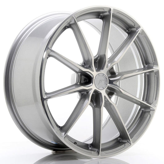 JR37 20x9 ET20-45 Custom PCD Silver Machined Face