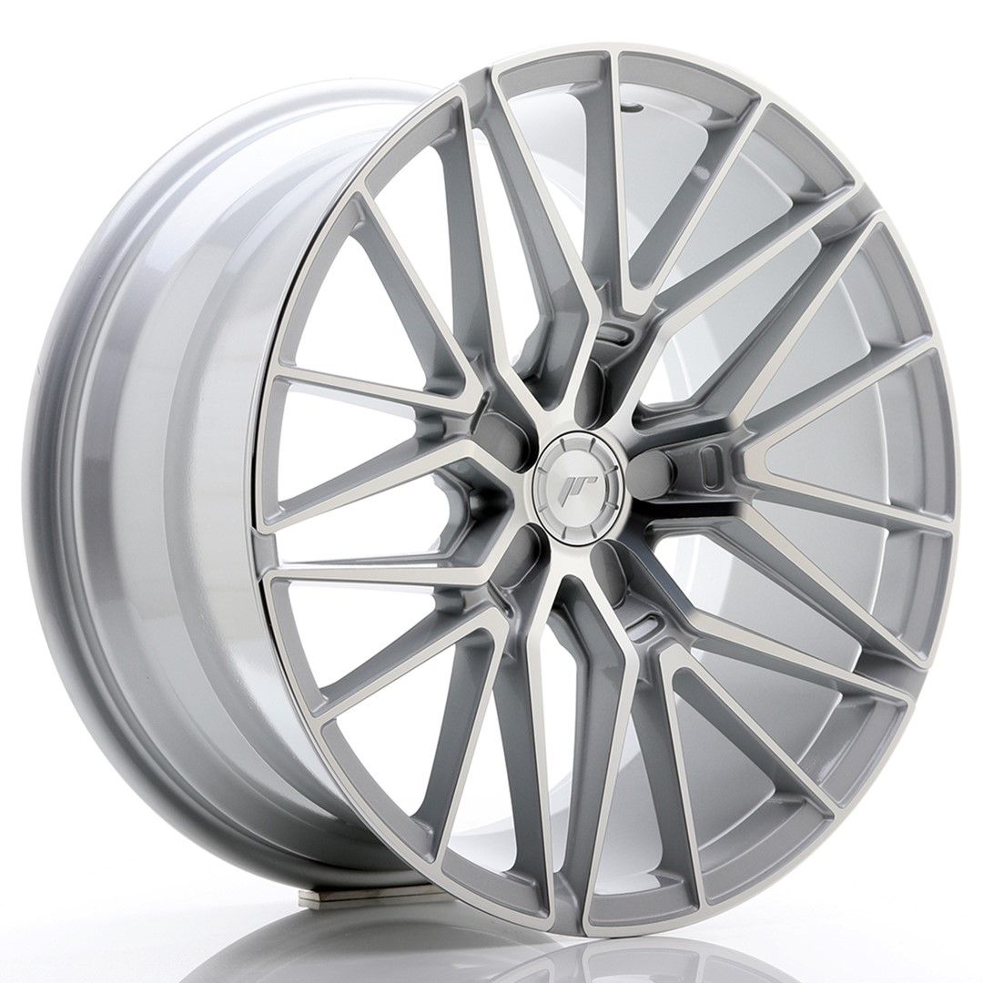 JR38 19x9.5 ET20-45 Aangepaste PCD Zilveren Machinaal Bewerkte Voorkant